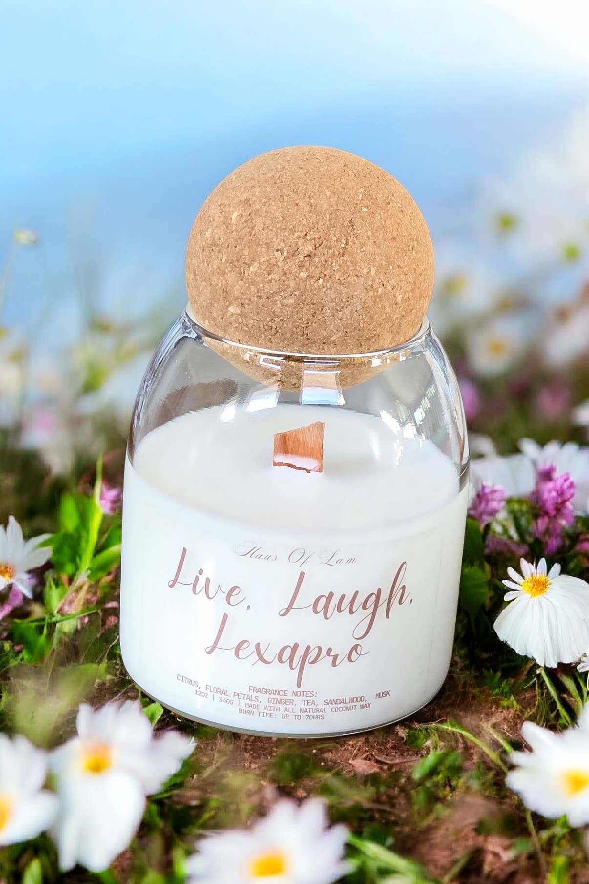 Live, Laugh, Lexapro Scented Candle
