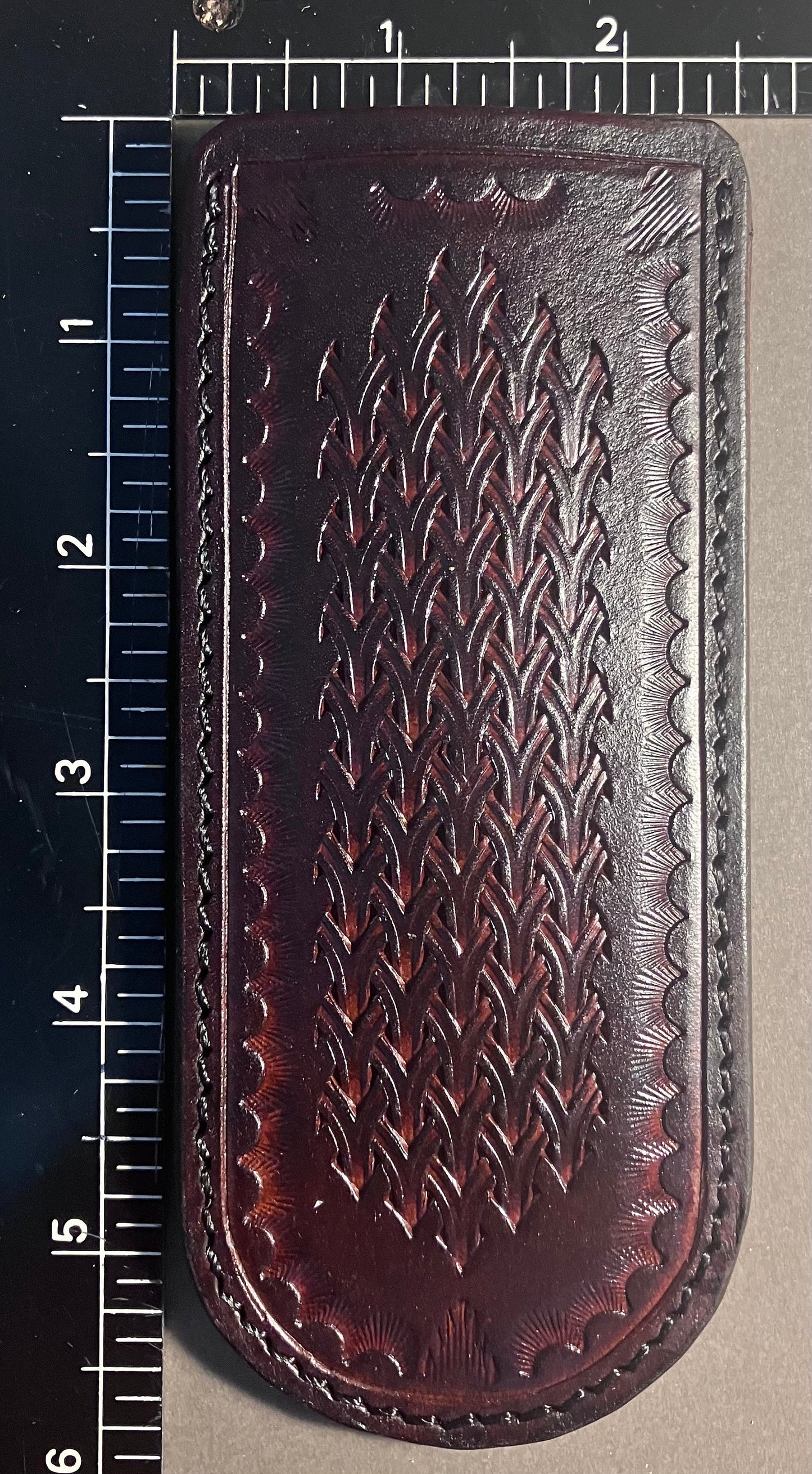 Set of two Leather Cast Iron Skillet Handle Covers sleeve Brown/Black