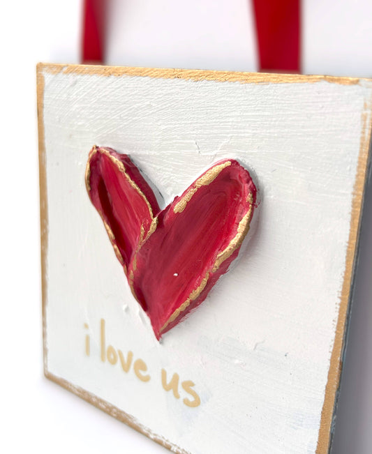 I Love Us ornament | valentines wedding romance