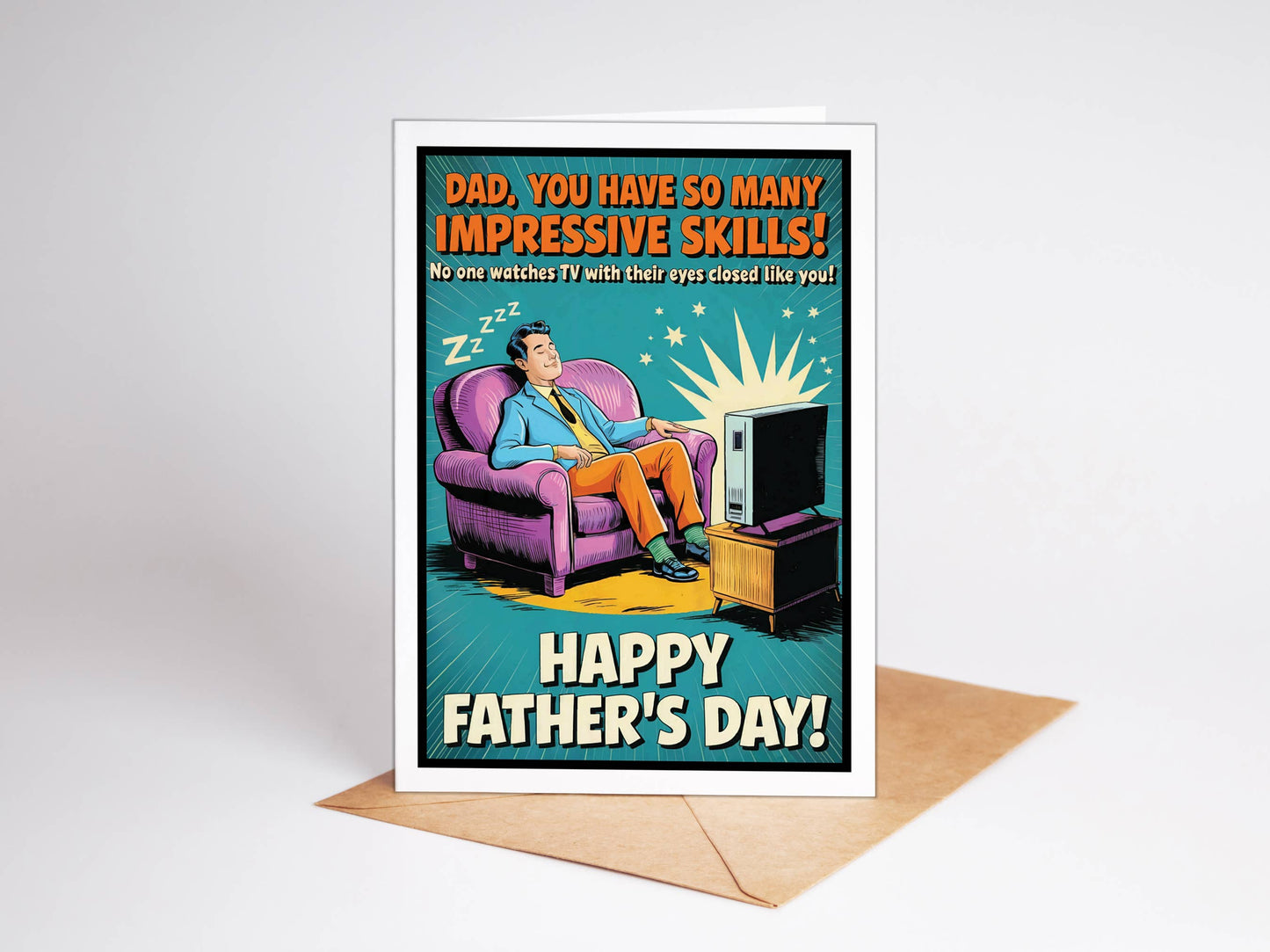 Funny Fathers Day Cards Many Impressive Skills