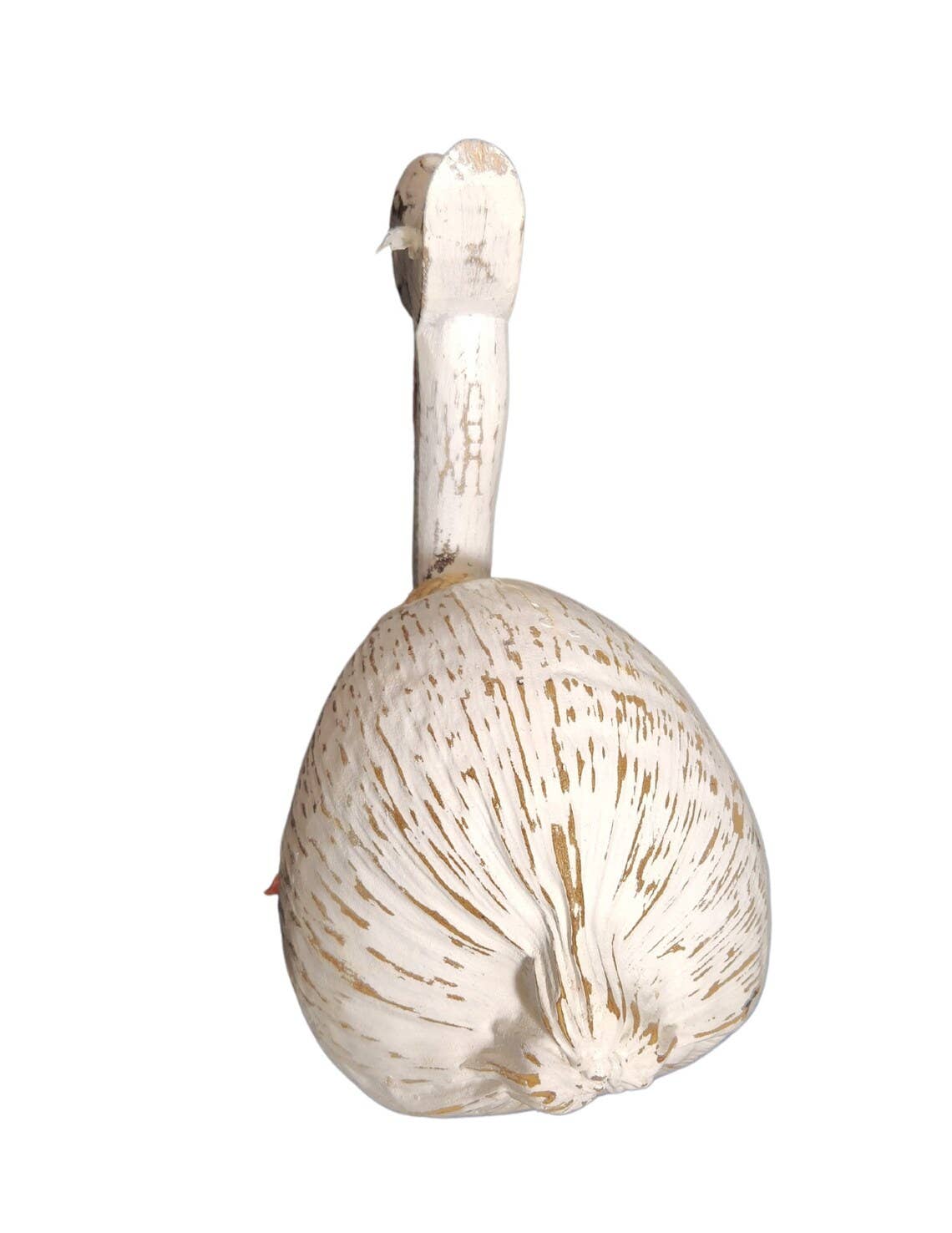 Hand Carved COCONUT PELICAN Table Top Art Carving Sculpture
