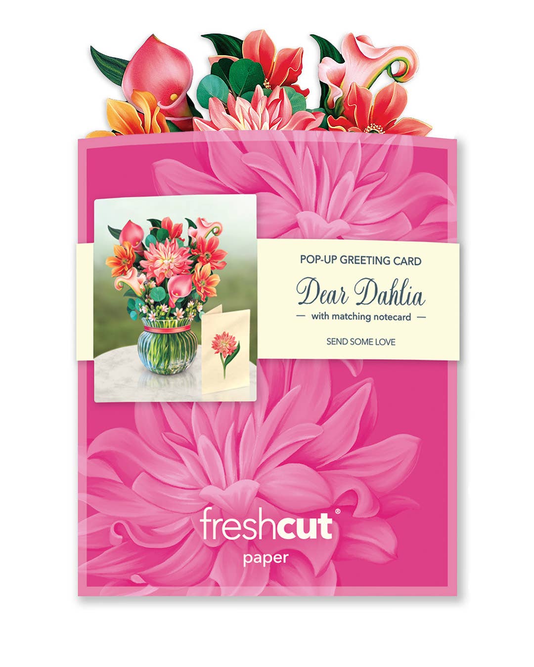 Mini Dear Dahlia (10 Pop-up Greeting Cards)