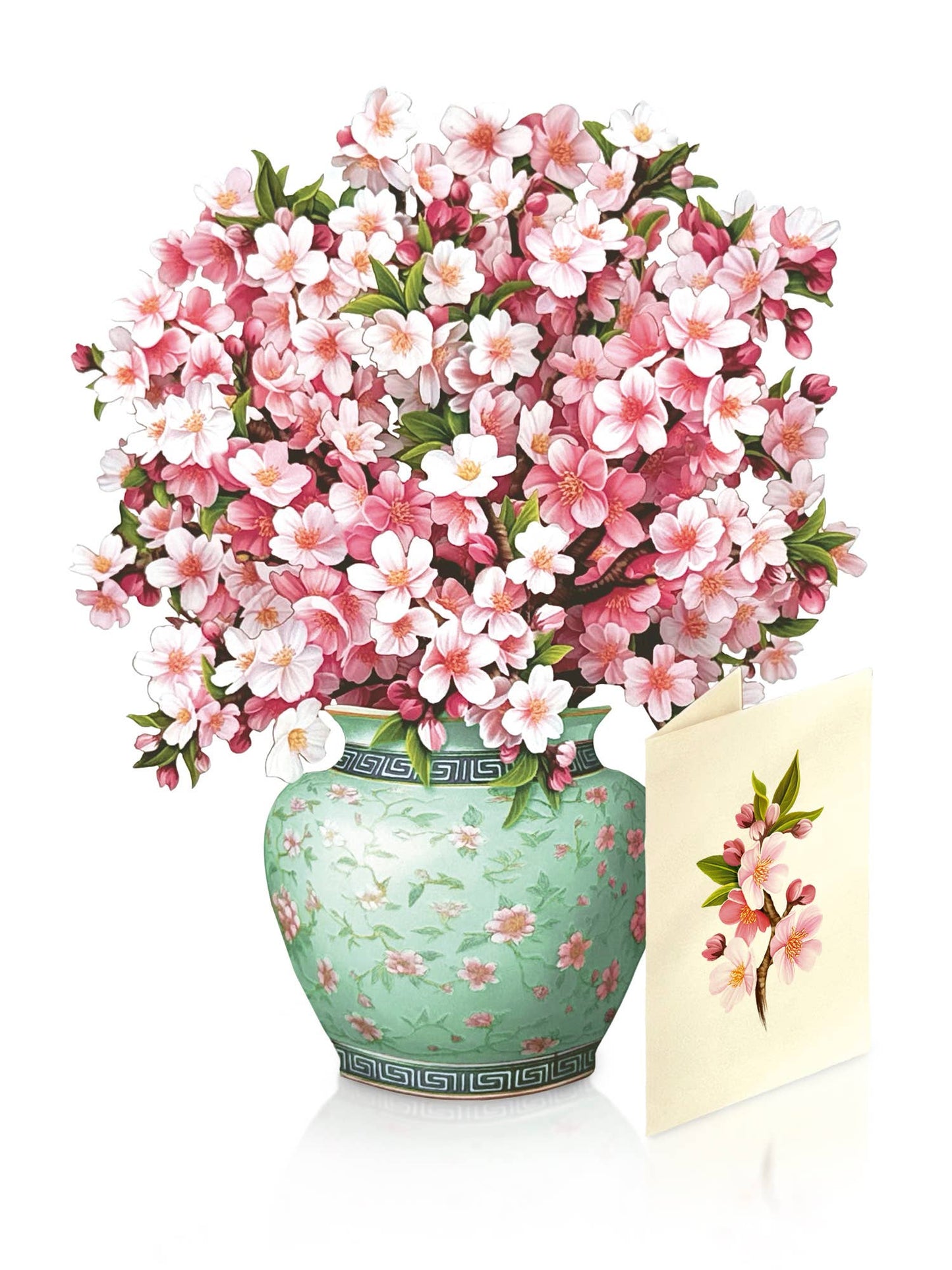 Mini Japanese Cherry Blossom (10 Mini Pop-up Greeting Cards)