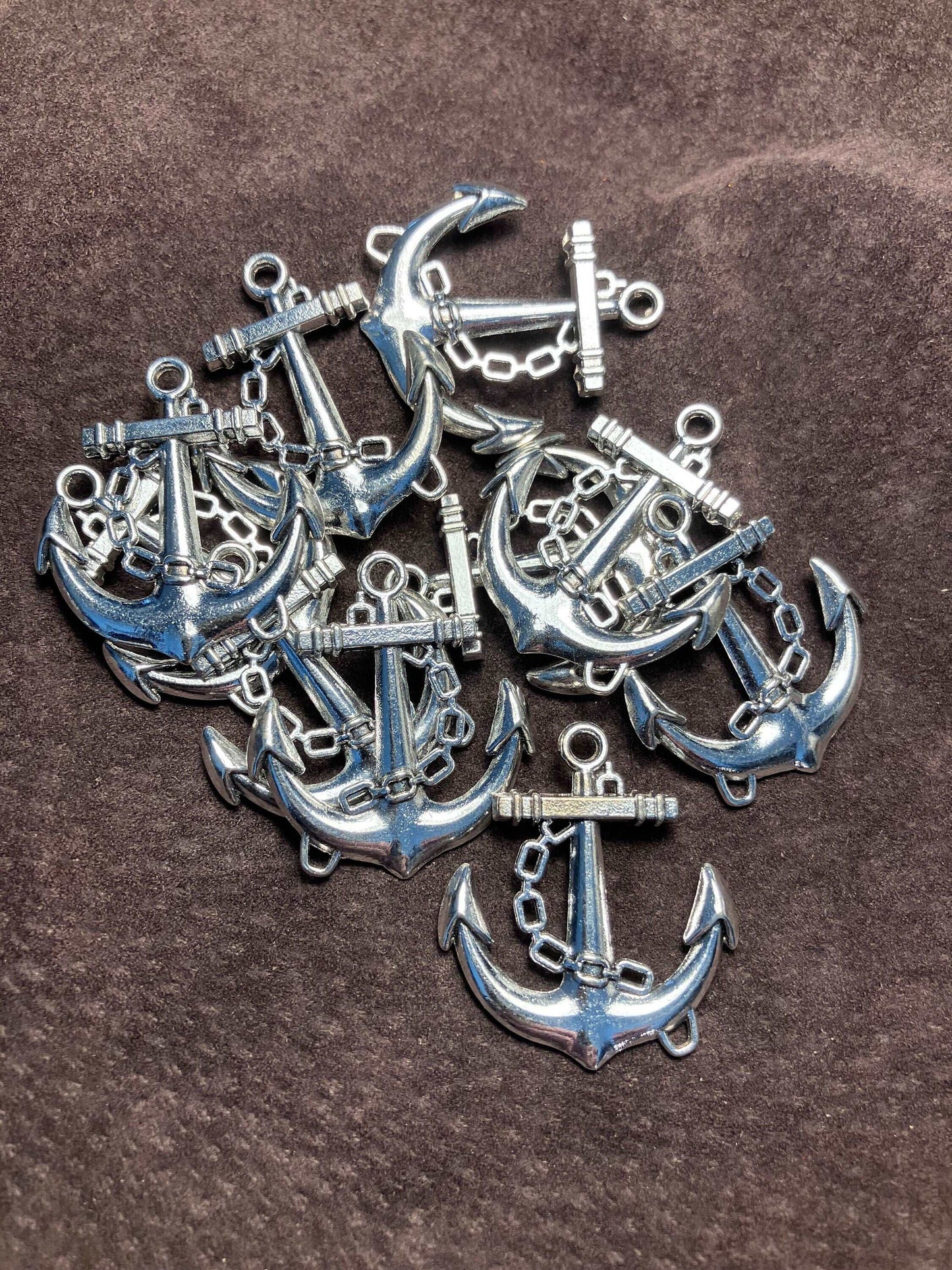 Nautical Anchor Charms Lot of 10