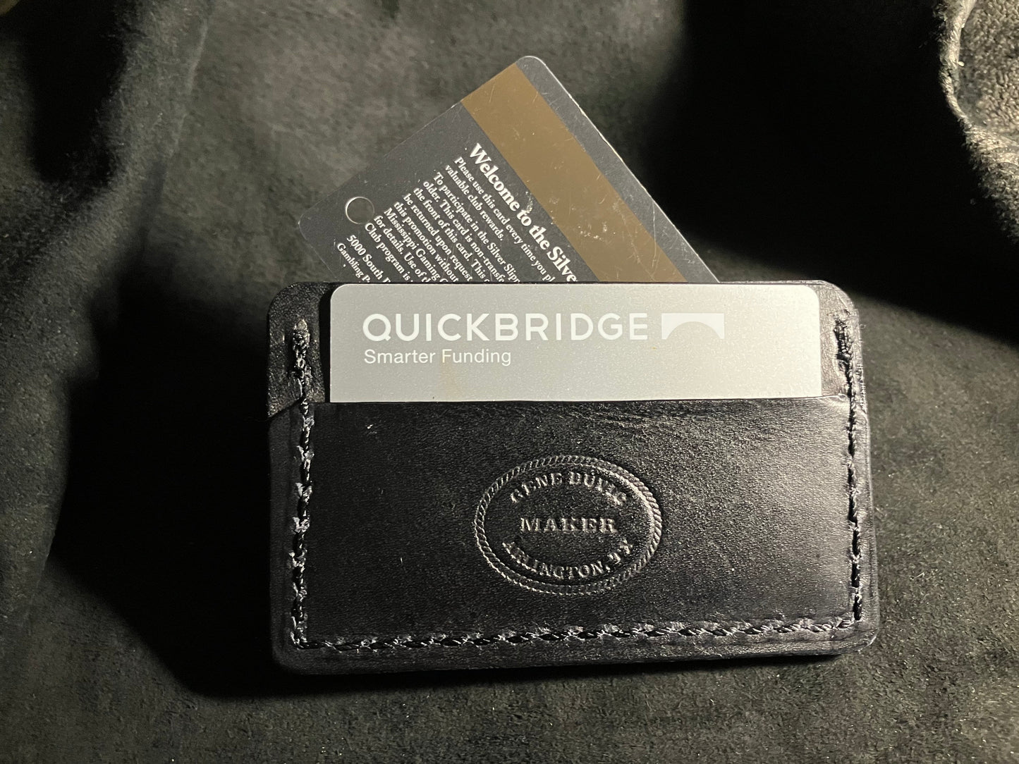 Slim Wallet 3 compartments Black Cross