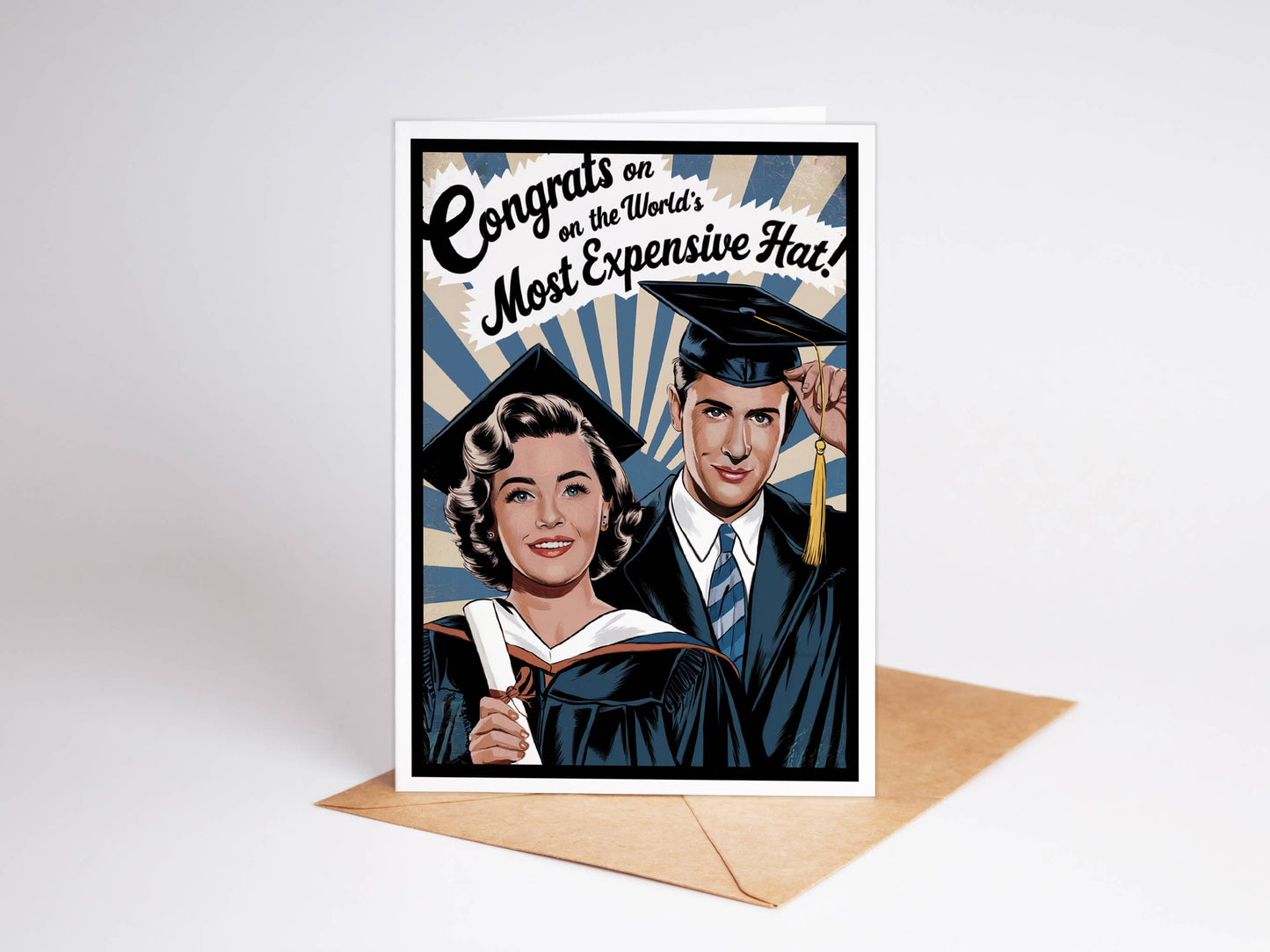 Funny Graduation Cards w/Display | Graduation Gifts 2025: No
