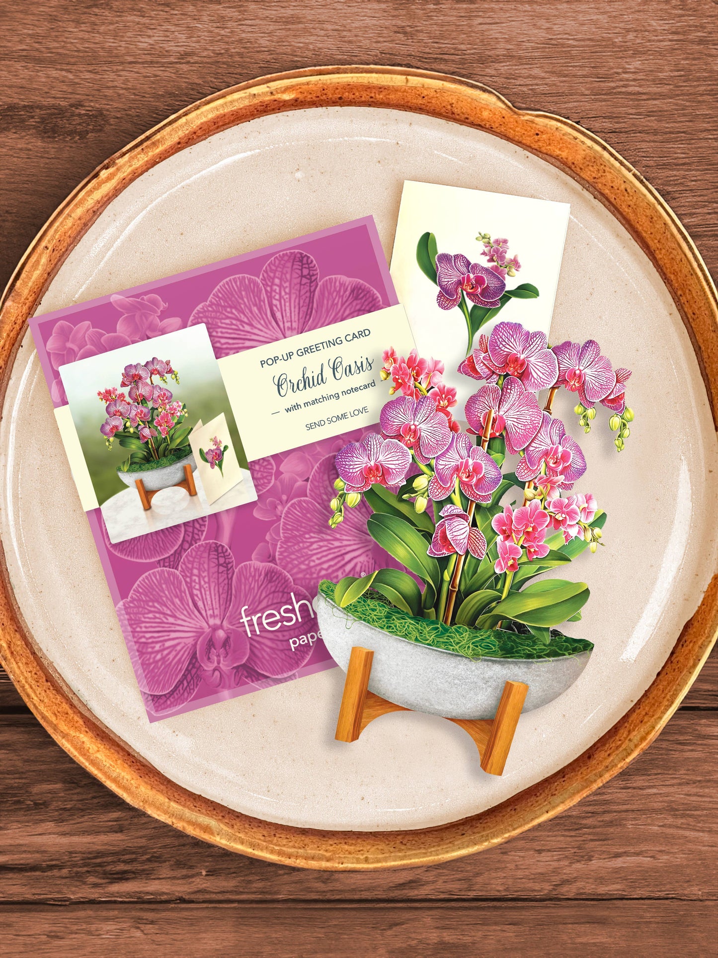 Mini Orchid Oasis (10 Pop-up Greeting Cards)