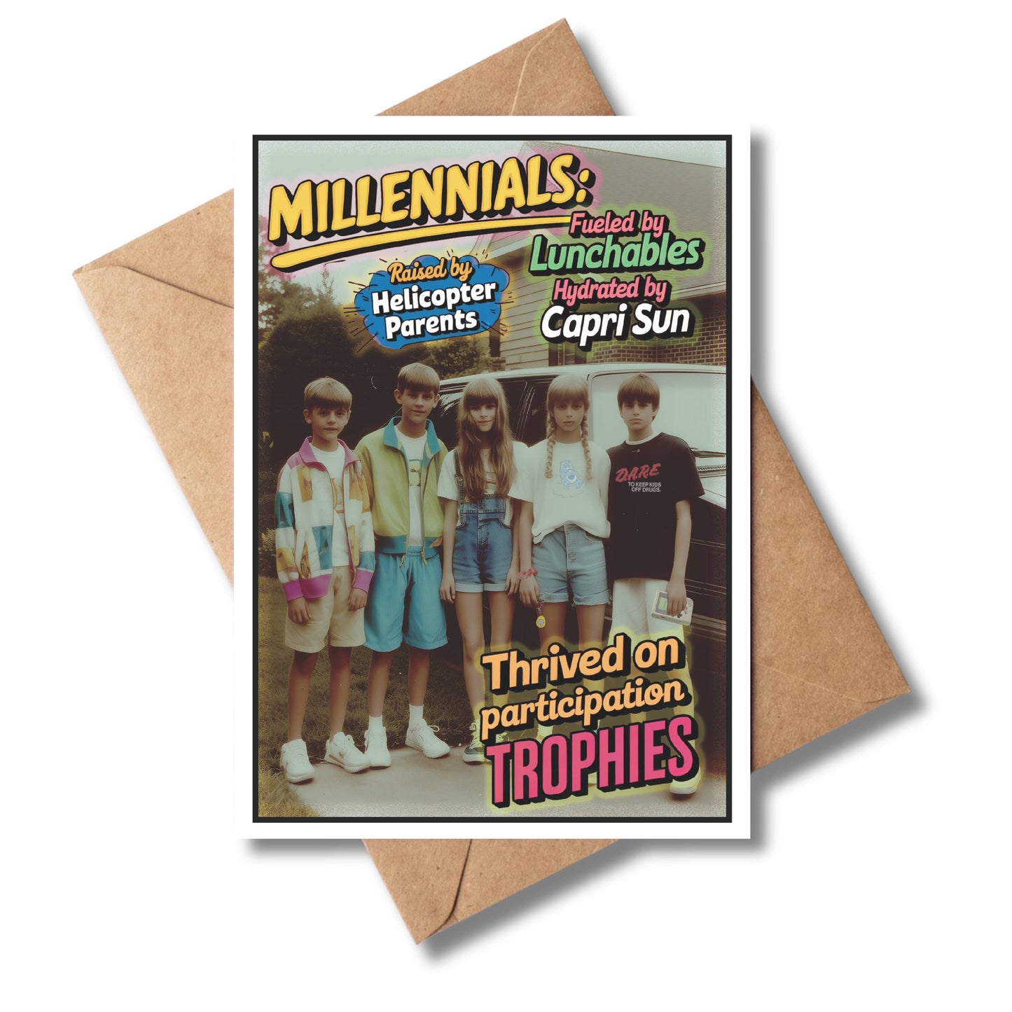 Funny Birthday Greeting Cards Thinking of You (Millennials): No