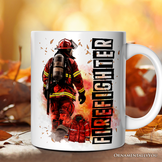 Firefighter Mug, Appreciation Fire Department Gift