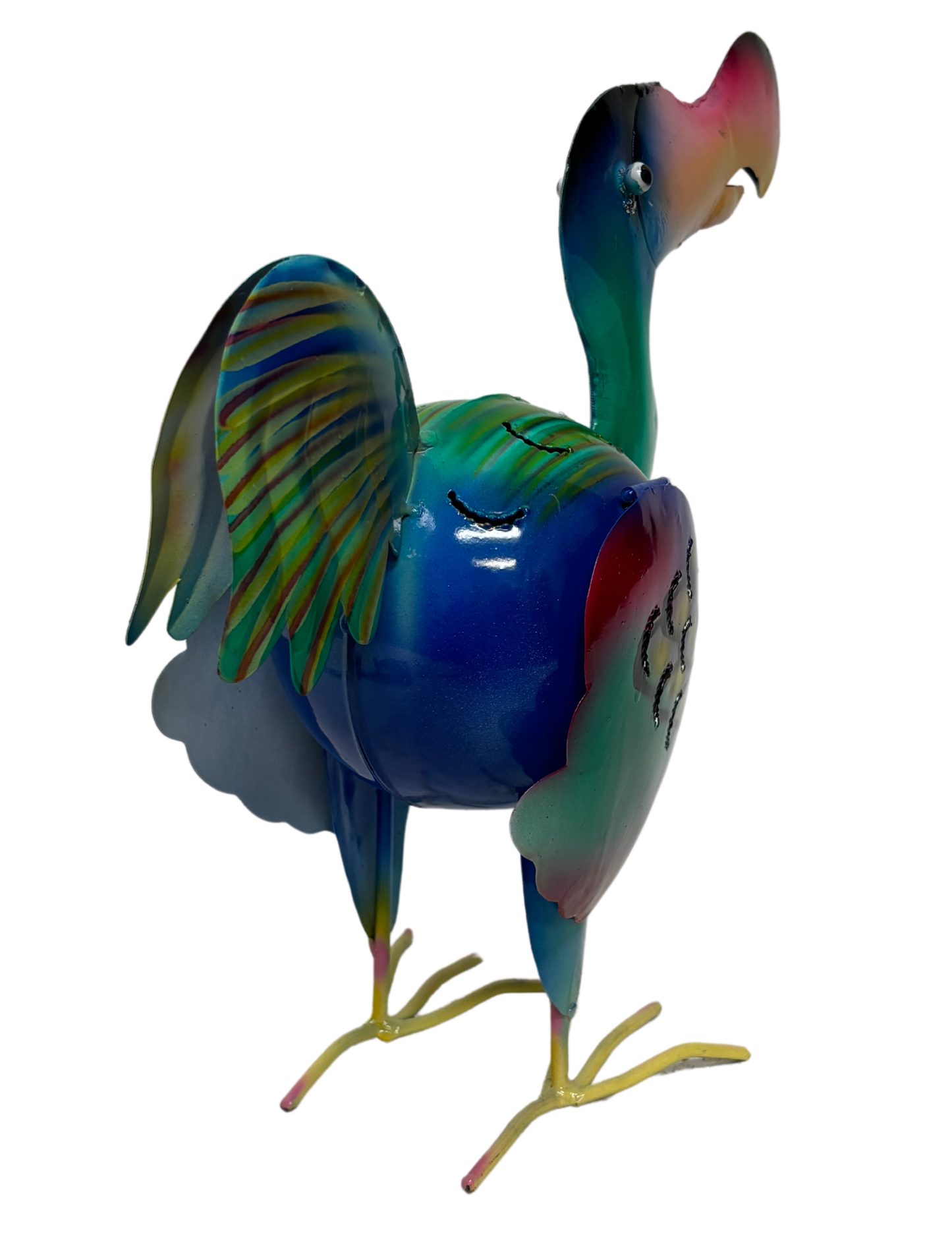 11" Metal GOONIE Bird Candle Holder Tropical Island