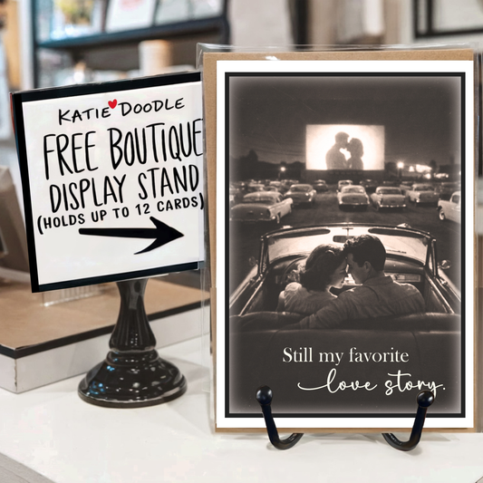 Greeting Cards With Display, Romantic Love Story Design, USA: No