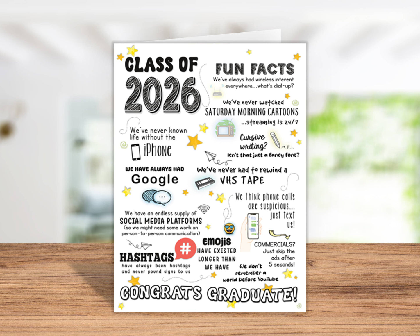 Greeting Cards Funny, Graduation Cards for Him or Her | 2026: No
