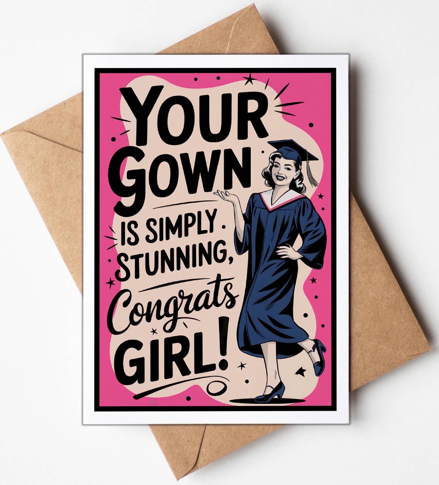 Class of 2025 Graduate | Graduation Cards w/Display Stand: No