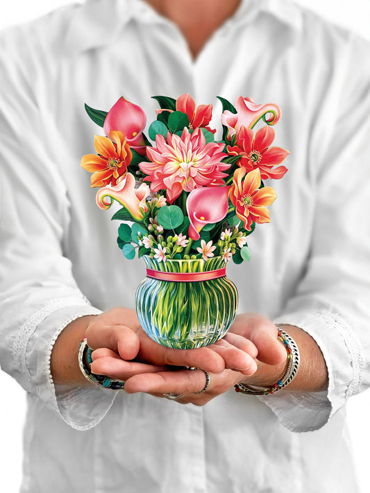 Mini Dear Dahlia (10 Pop-up Greeting Cards)