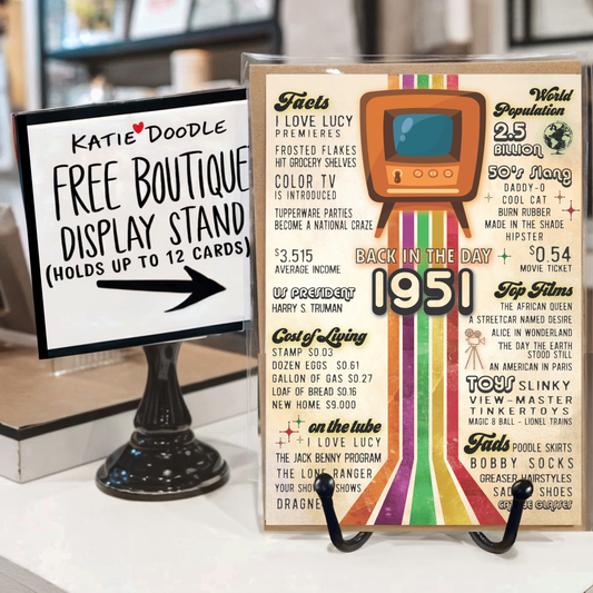 Birthday Cards, Age Birthday Cards | Vintage Nostalgia 75th: No
