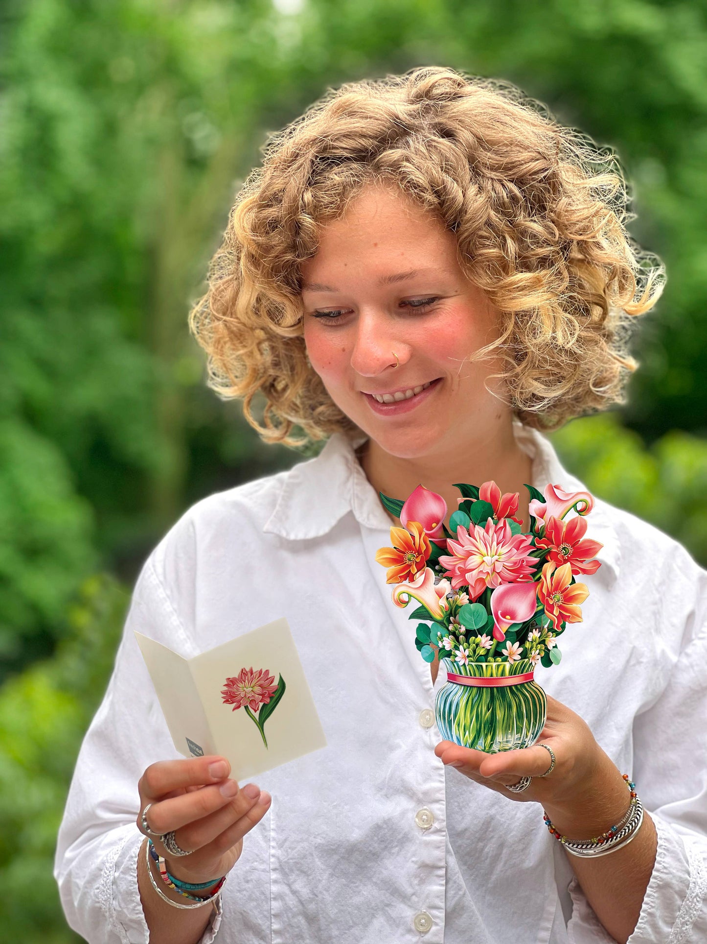 Mini Dear Dahlia (10 Pop-up Greeting Cards)