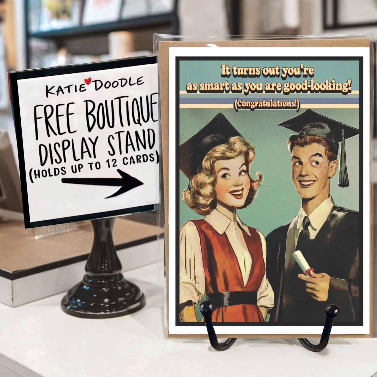 Graduation Gifts 2025 | Graduation Cards + Display Stand : No