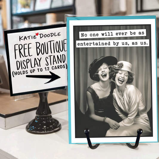 Friend / Sister Birthday Greeting Cards with Display Stand: No