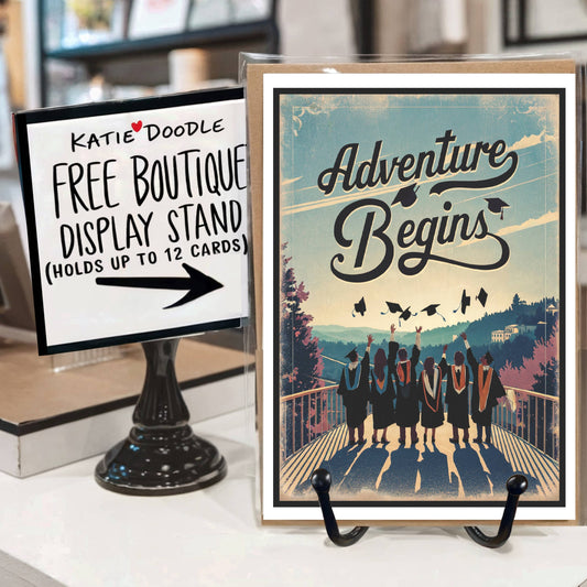 Graduation Cards w/Display Stand | Graduation Gifts 2025: Yes