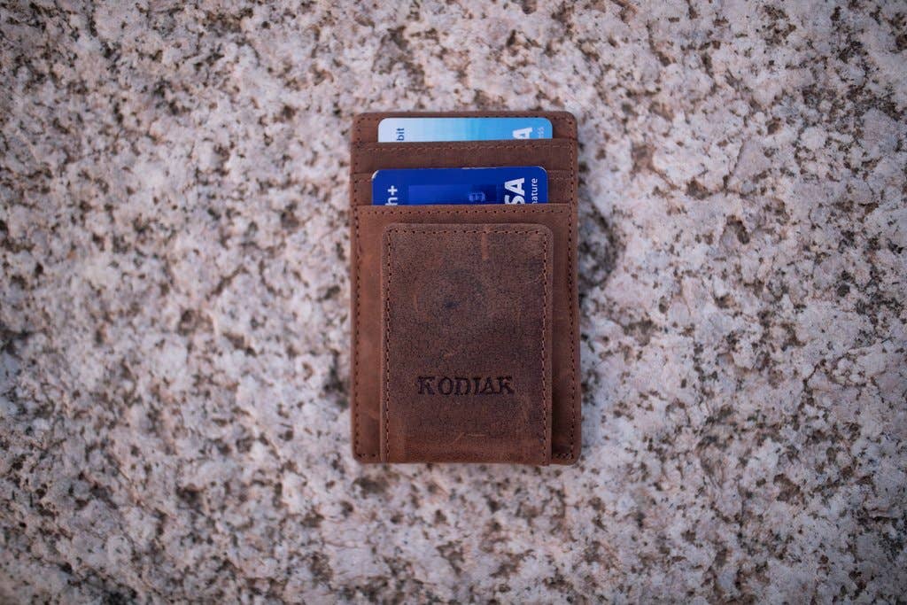 Money Clip: Tan