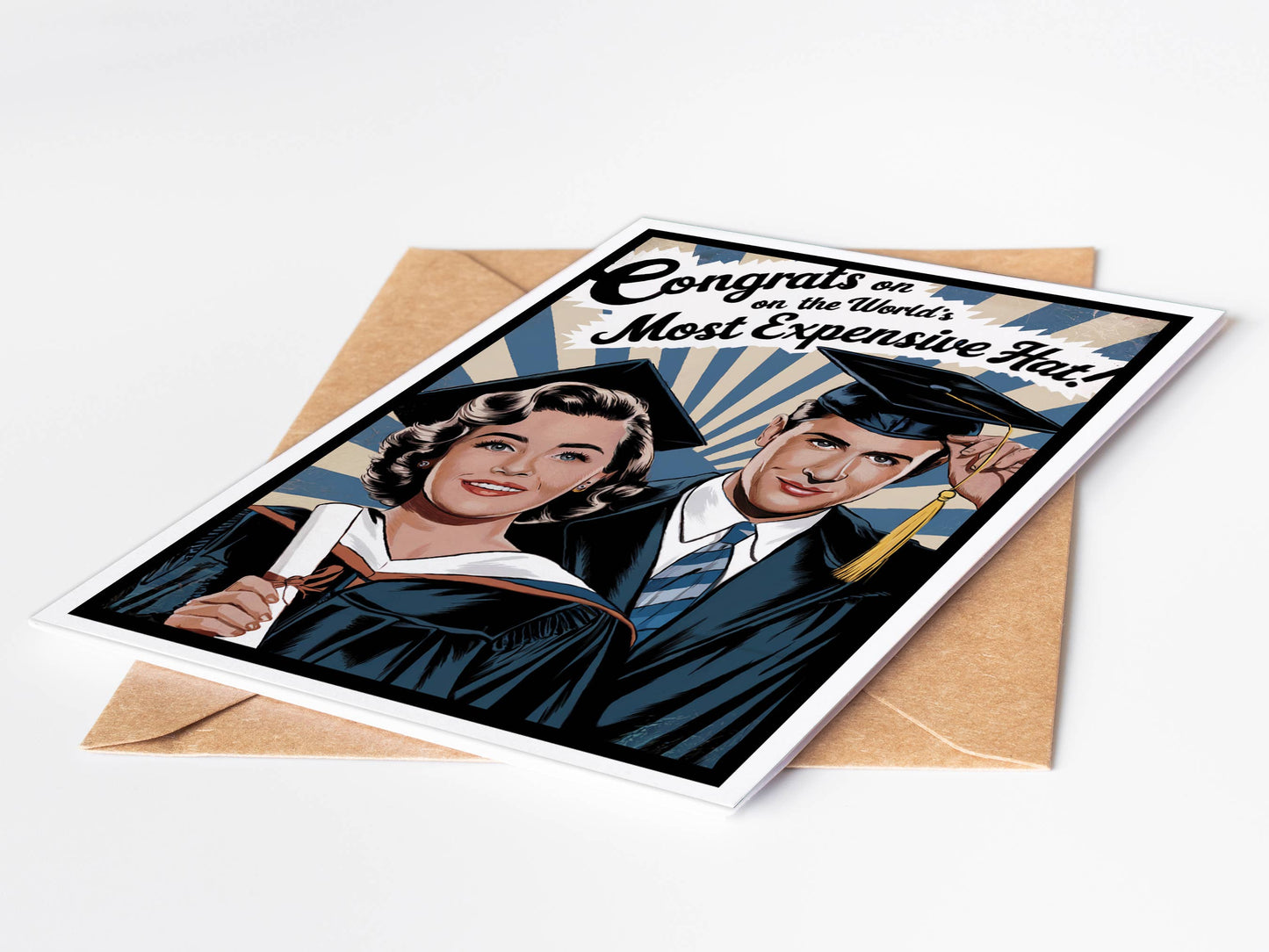 Funny Graduation Cards w/Display | Graduation Gifts 2025: No