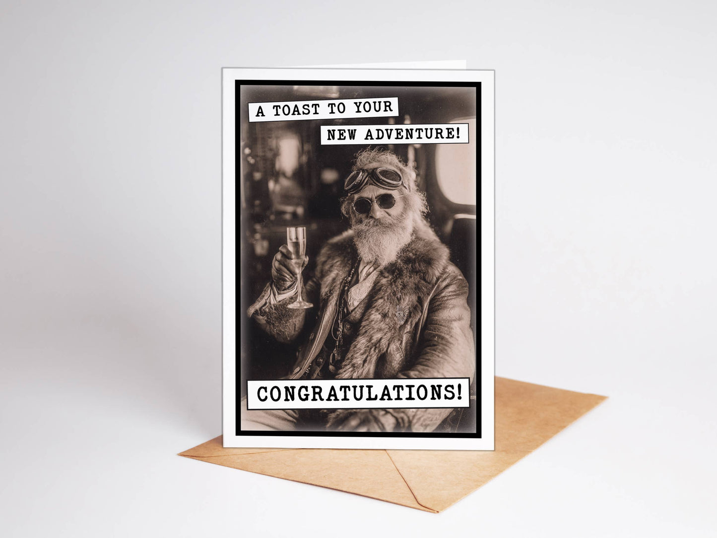 Congratulations Card | Funny Congrats Card | Good Luck Card: No