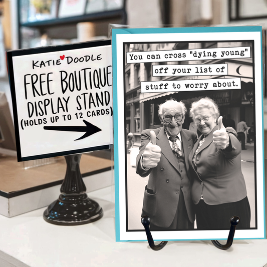 Funny Cards, Birthday Card Unique, (Bulk) - Grandma, Grandpa: Yes