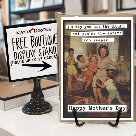 Funny Mothers Day Cards w/Display Stand | Mothers Day Gifts : Yes