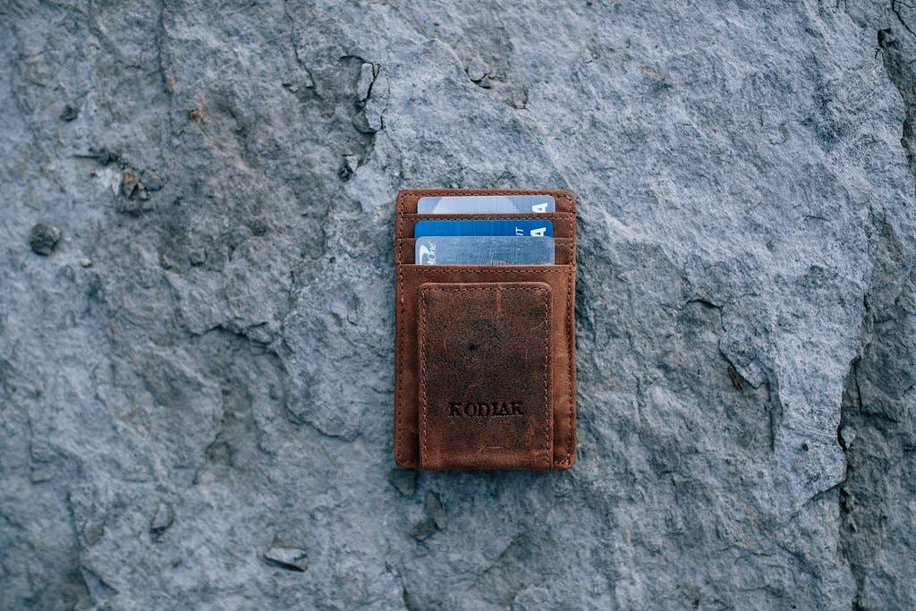 Money Clip: Tan