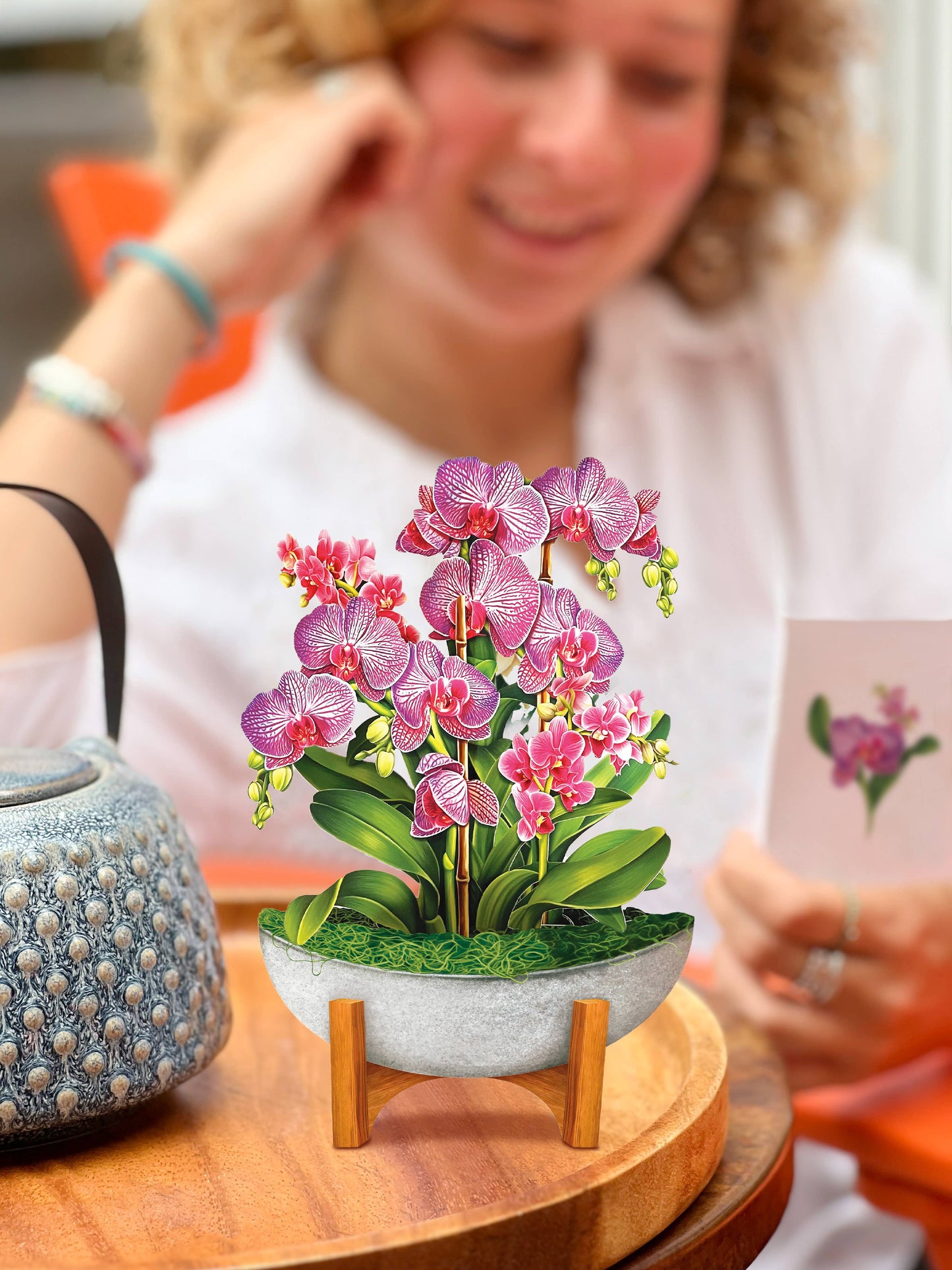 Mini Orchid Oasis (10 Pop-up Greeting Cards)