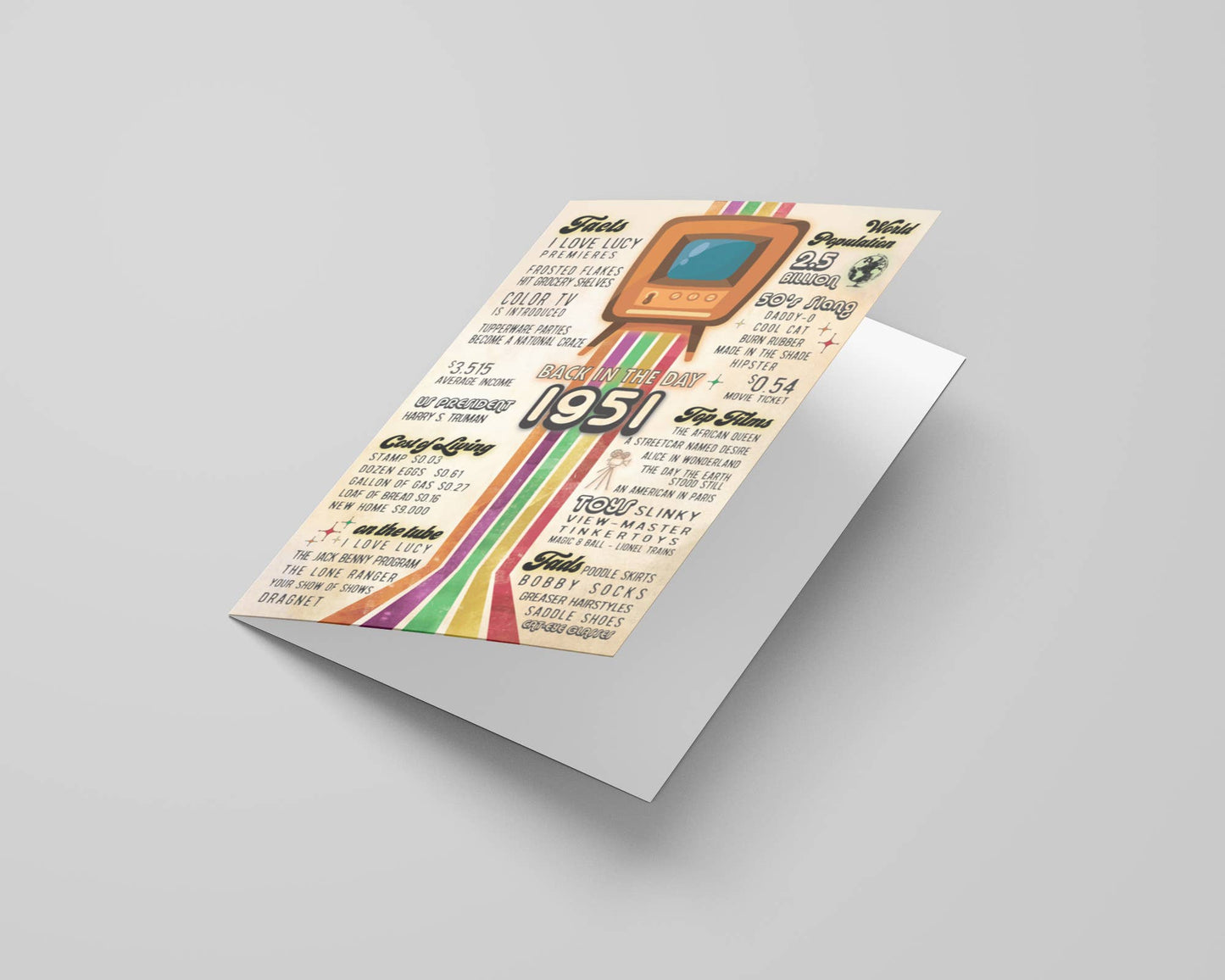Birthday Cards, Age Birthday Cards | Vintage Nostalgia 75th: No