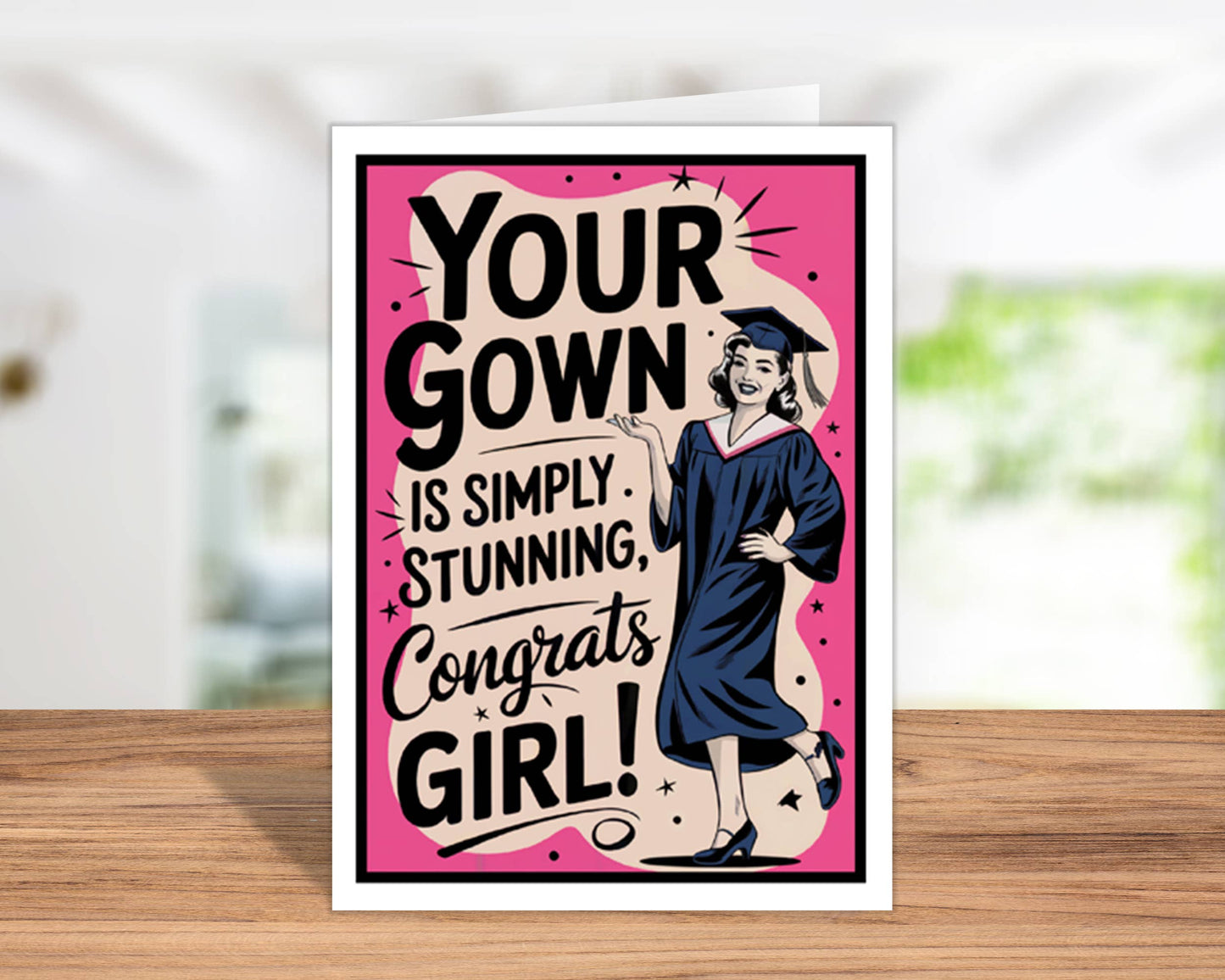Class of 2025 Graduate | Graduation Cards w/Display Stand: No