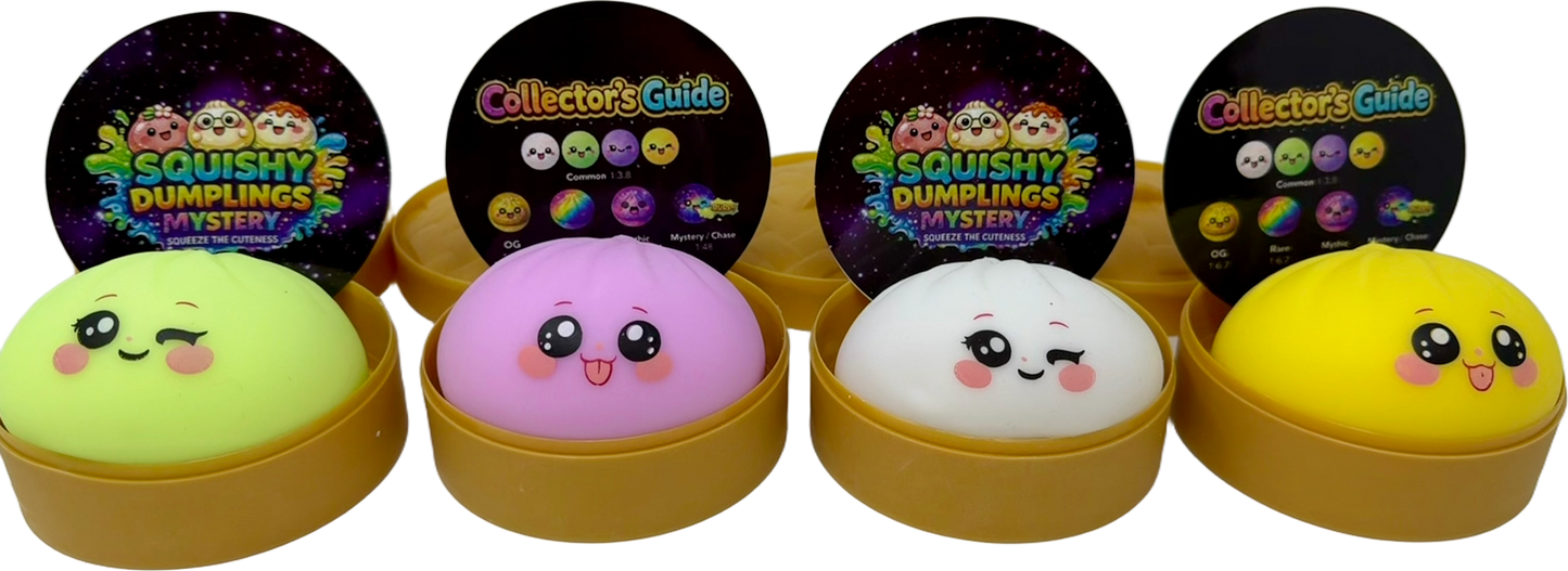 Squishy Dumplings – Mystery Steamer Bun Collectibles VIRAL