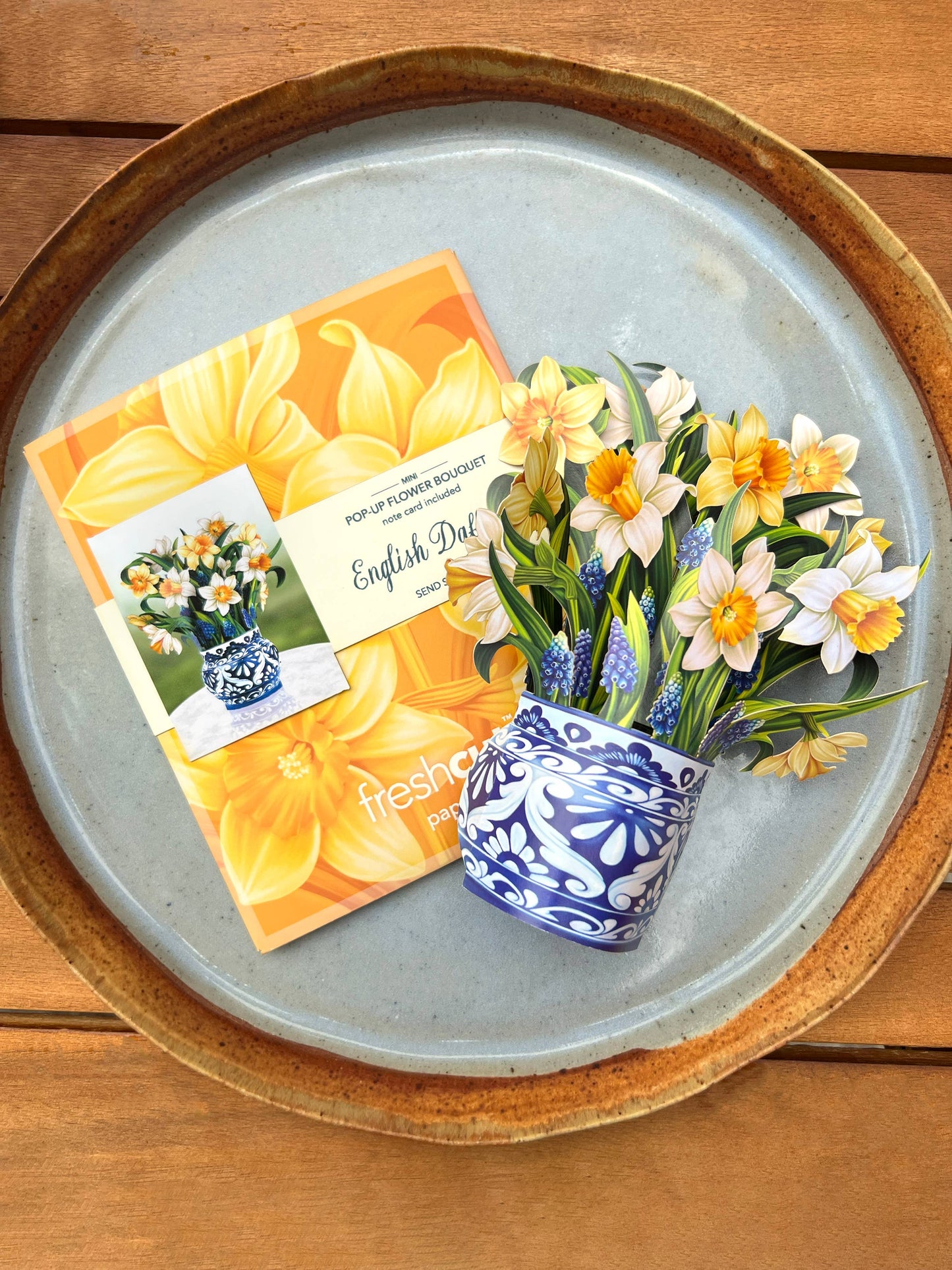 Mini English Daffodils Pop-up Greeting Cards