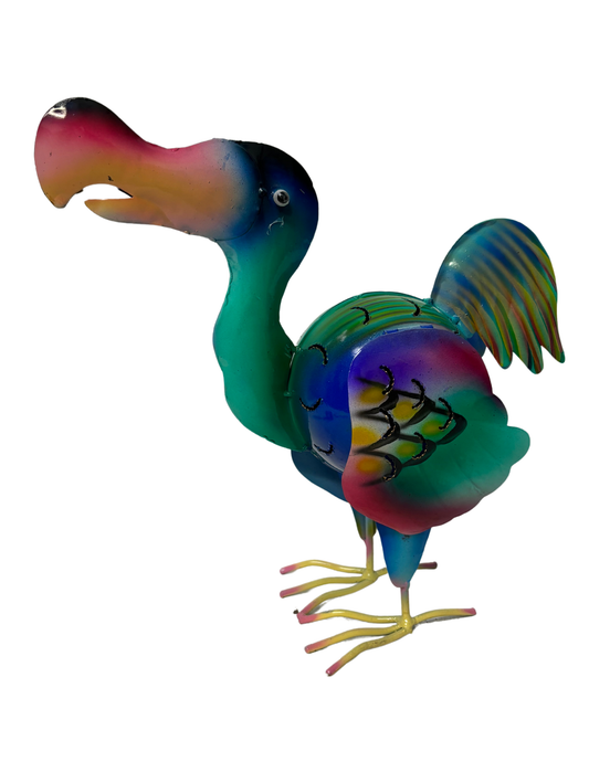 11" Metal GOONIE Bird Candle Holder Tropical Island
