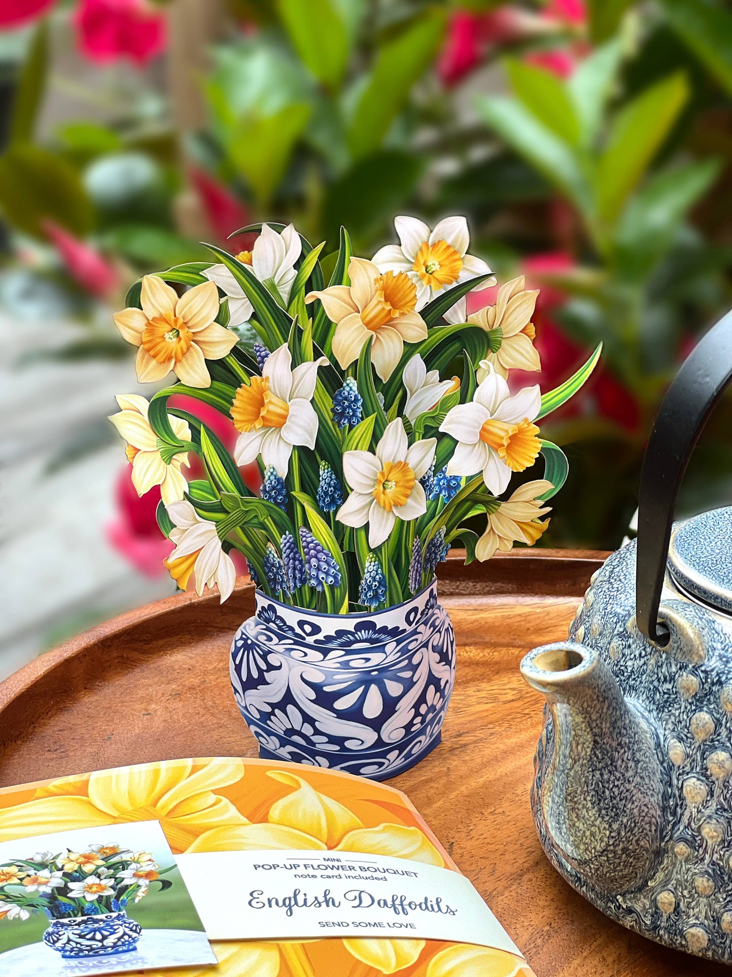 Mini English Daffodils Pop-up Greeting Cards