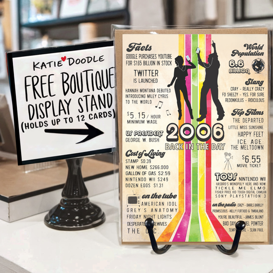 Birthday Cards, Greeting Cards, 20th Birthday Card w Display: No