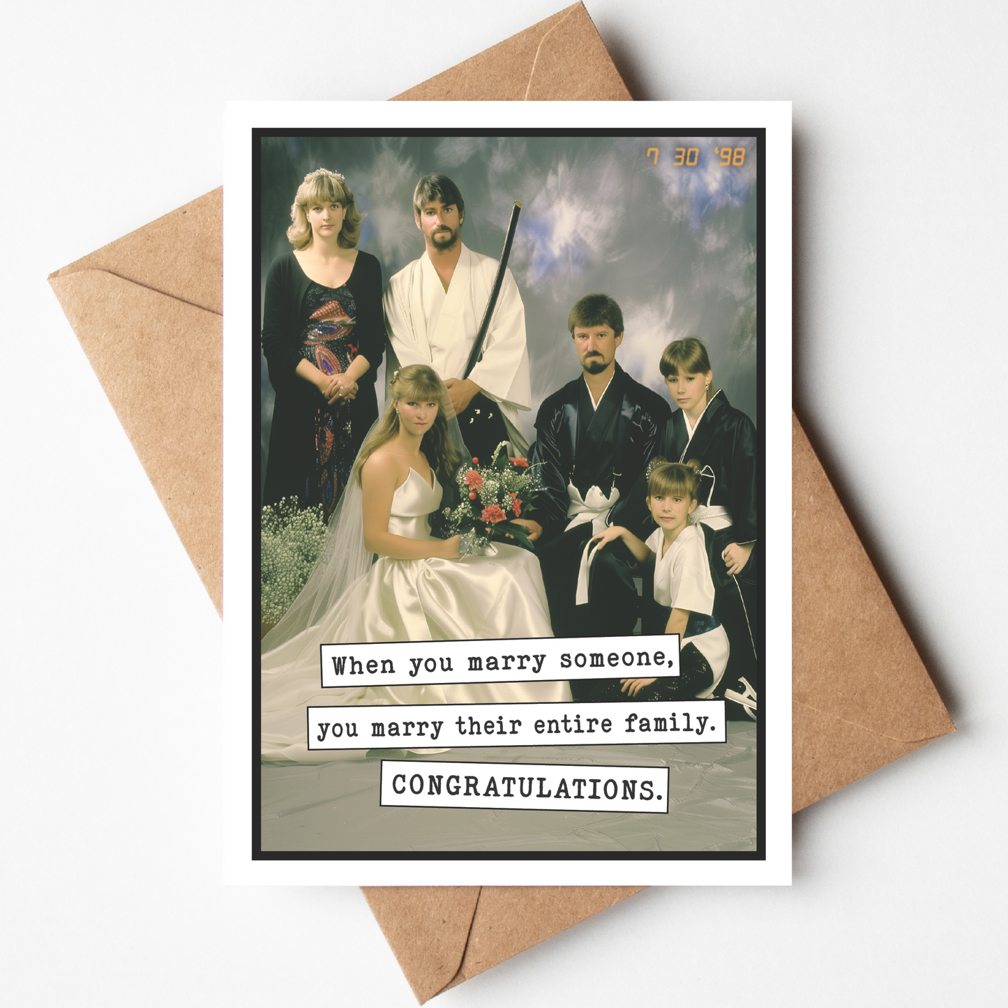 Funny Wedding, Engagement Cards | FREE Card Display Stand: Yes