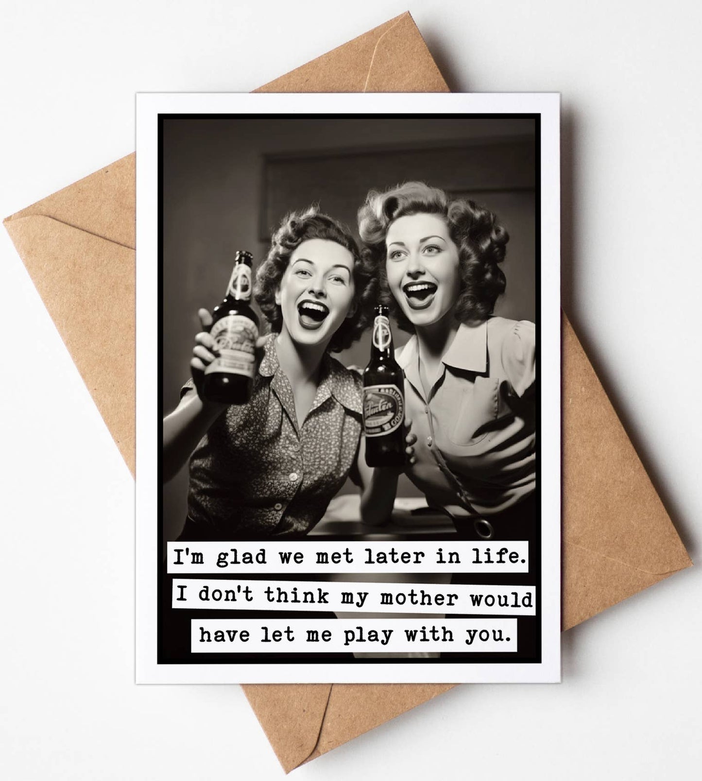 Funny Birthday Greeting Cards with Display (Blank Inside): No