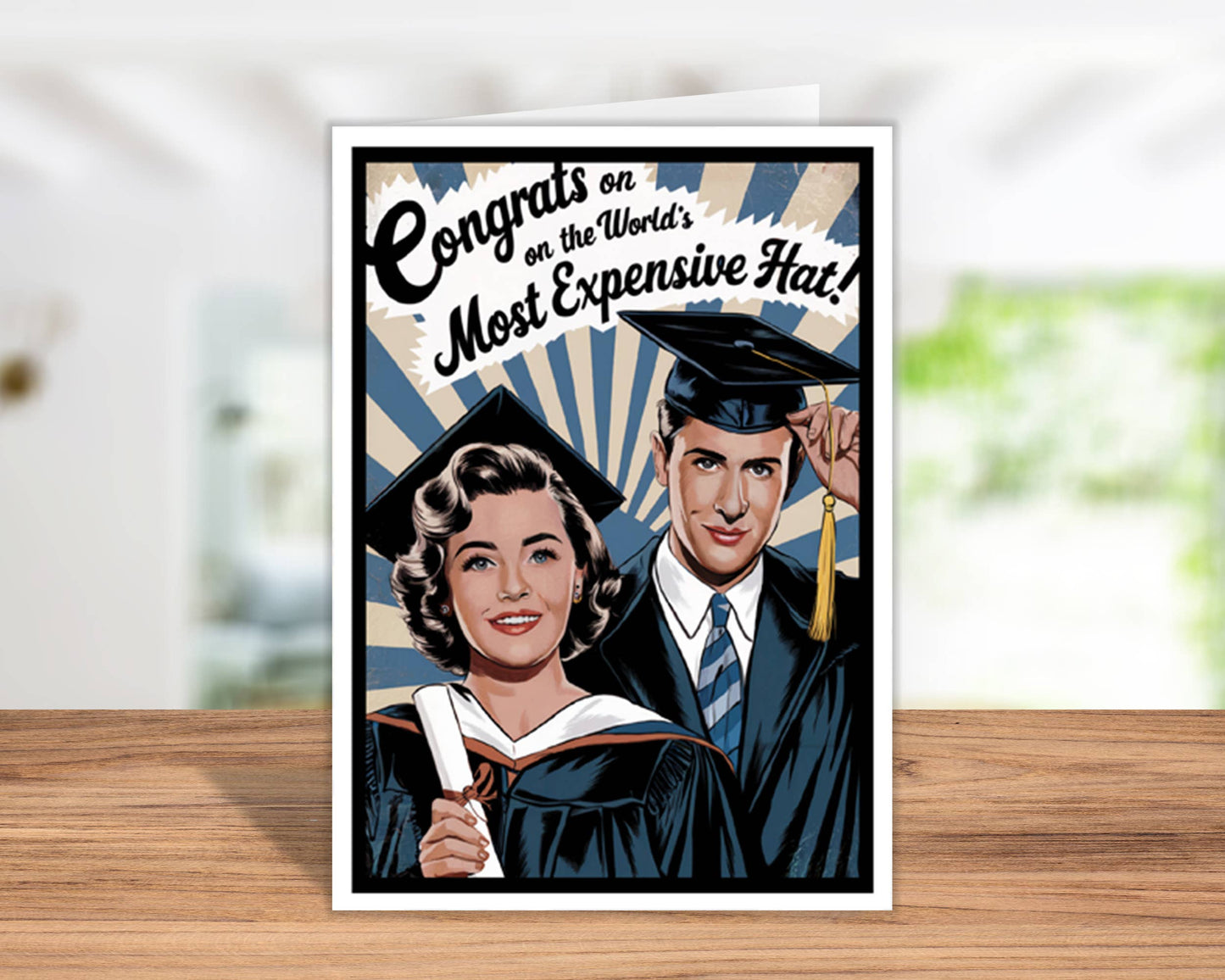 Funny Graduation Cards w/Display | Graduation Gifts 2025: No