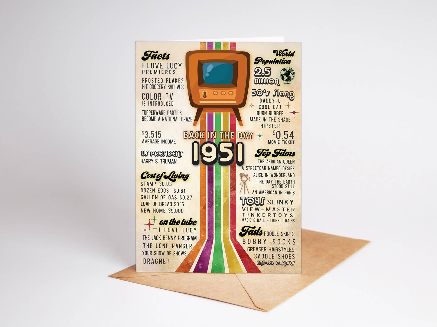 Birthday Cards, Age Birthday Cards | Vintage Nostalgia 75th: No