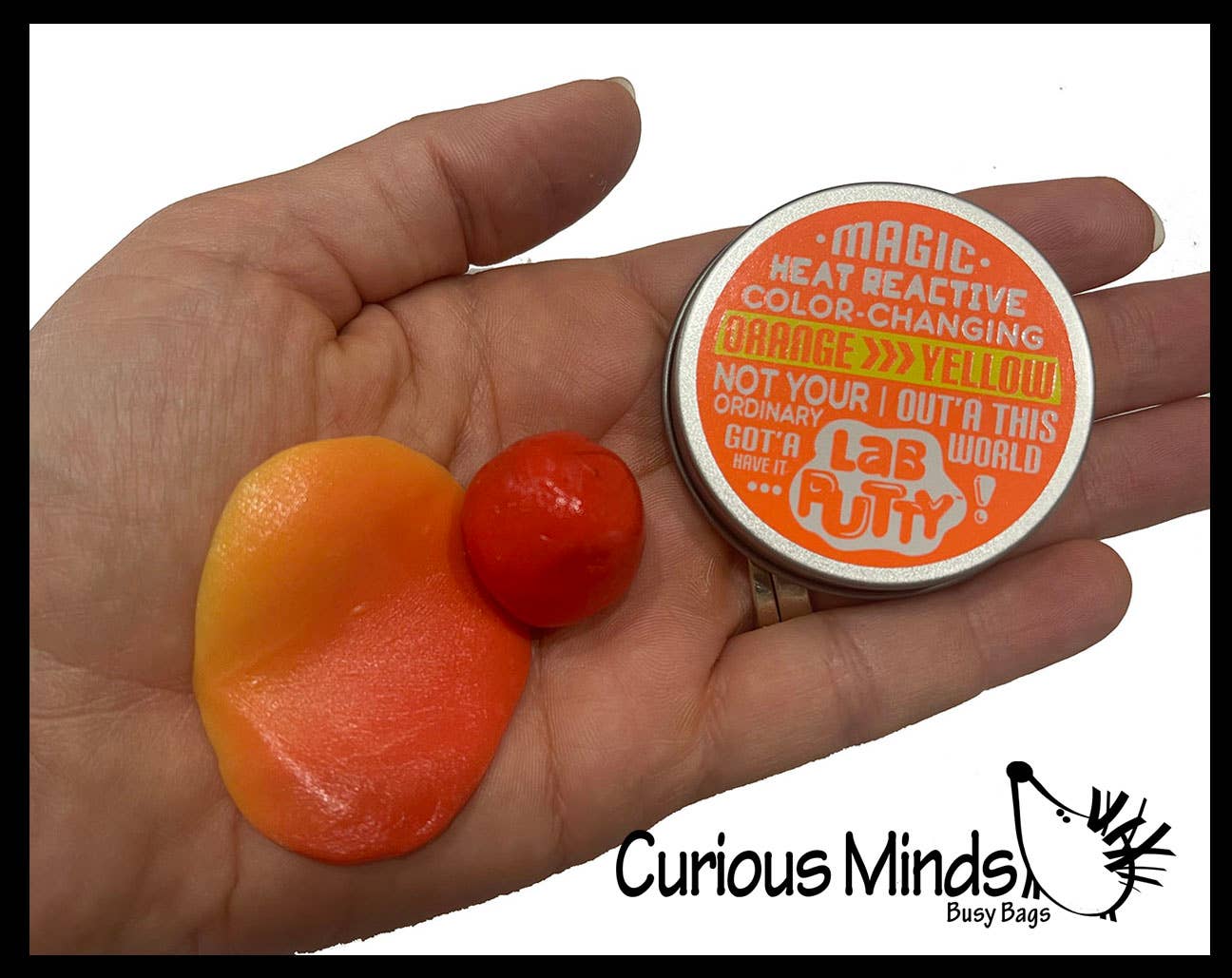 1 Lab Putty - Pack of 3 Different Putty Slimes in Tin Jars -
