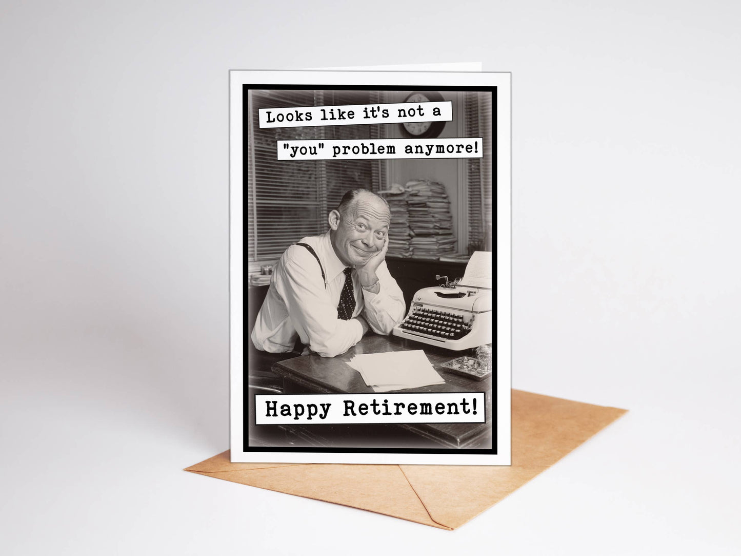 Funny Retirement Card, Retirement Gifts | Handmade in USA: No