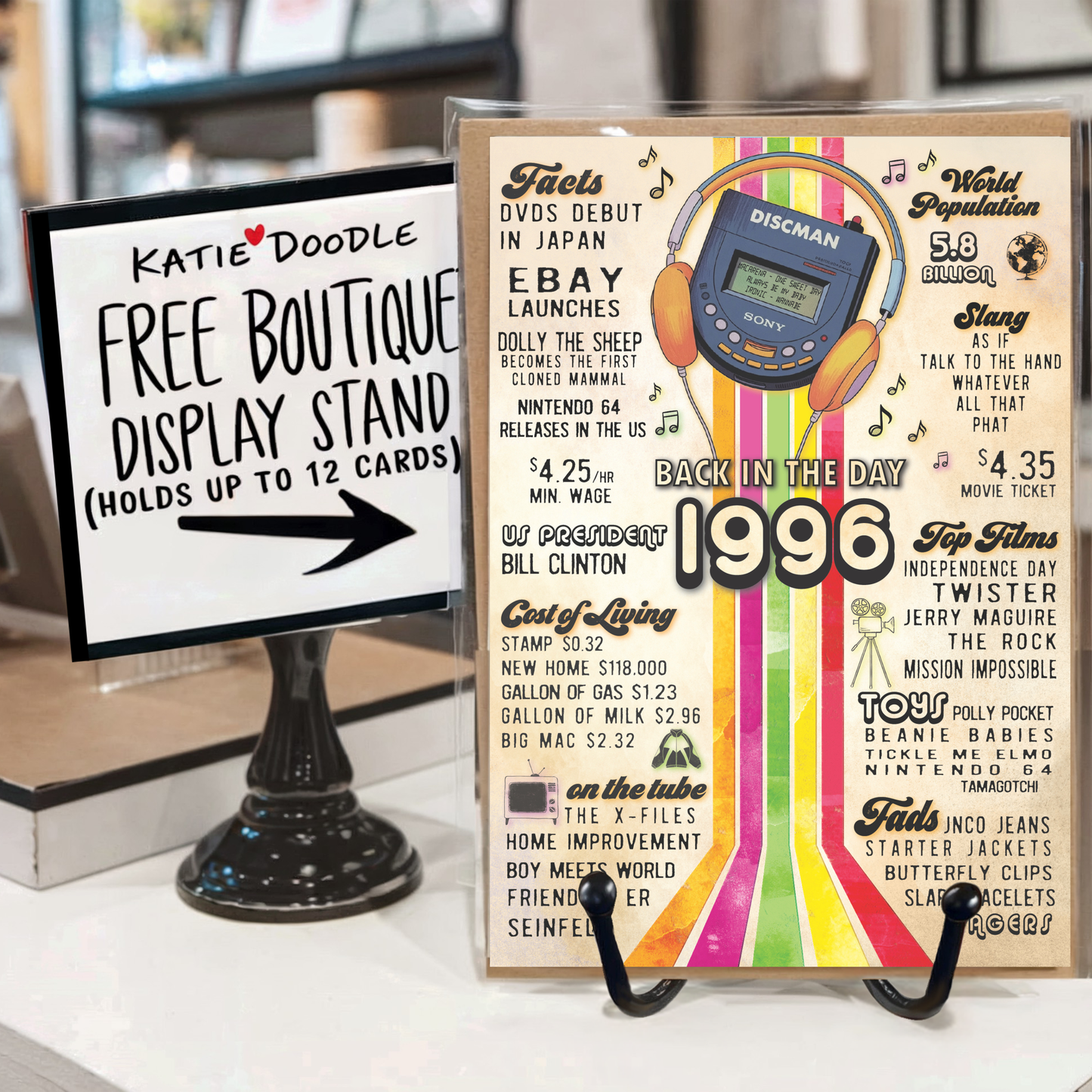 Birthday Cards, Greeting Cards, 30th birthday 1996 - Display: No