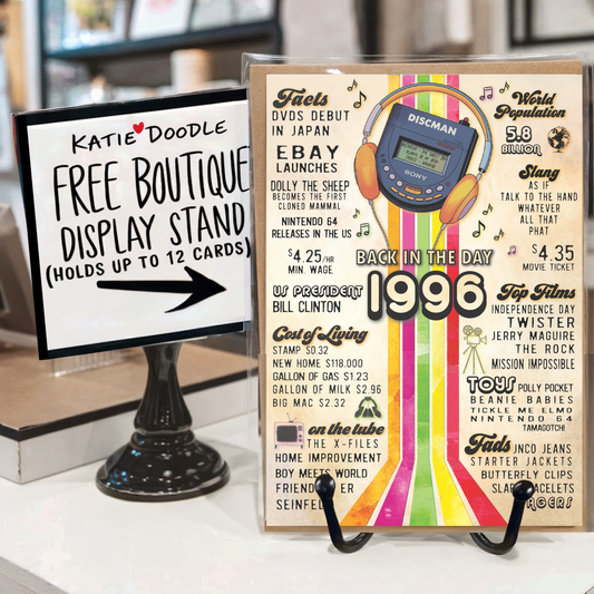 Birthday Cards, Greeting Cards, 30th birthday 1996 - Display: No