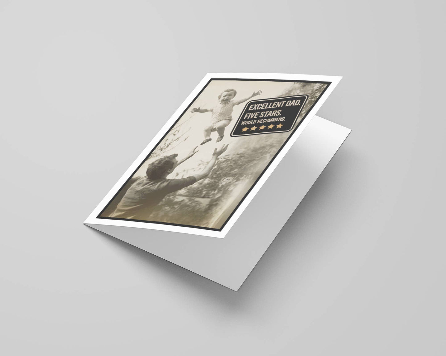Funny Fathers Day Cards Five Star Dad