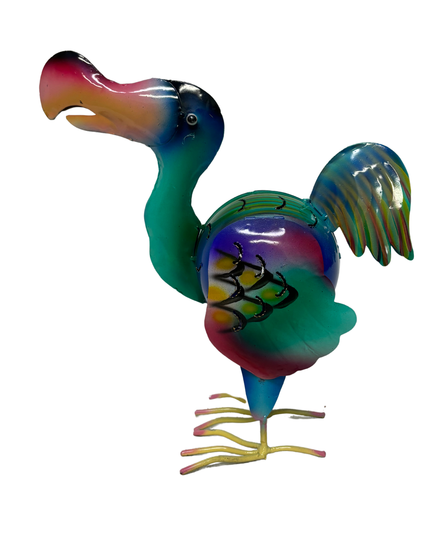 11" Metal GOONIE Bird Candle Holder Tropical Island