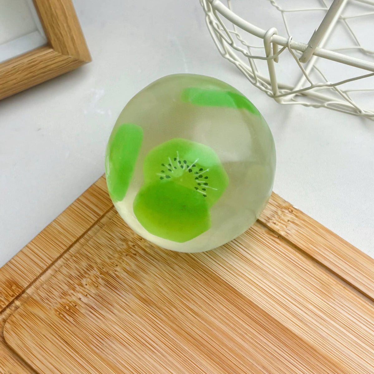 Fruit Coconut Oil Squishy Ball Stress Relief Fidget Toy: Type22 / OS