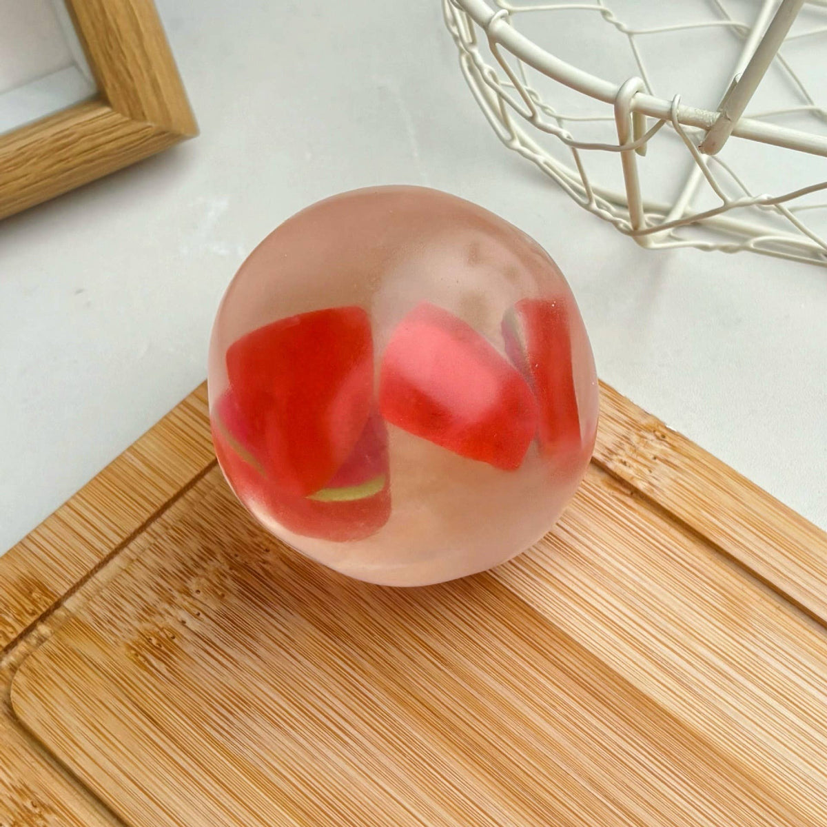 Fruit Coconut Oil Squishy Ball Stress Relief Fidget Toy: Type9 / OS