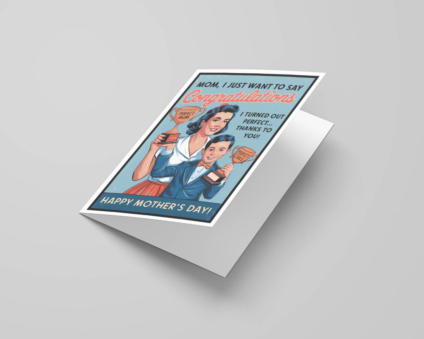 Funny Mothers Day Cards w/Display Stand | Mothers Day Gifts : Yes